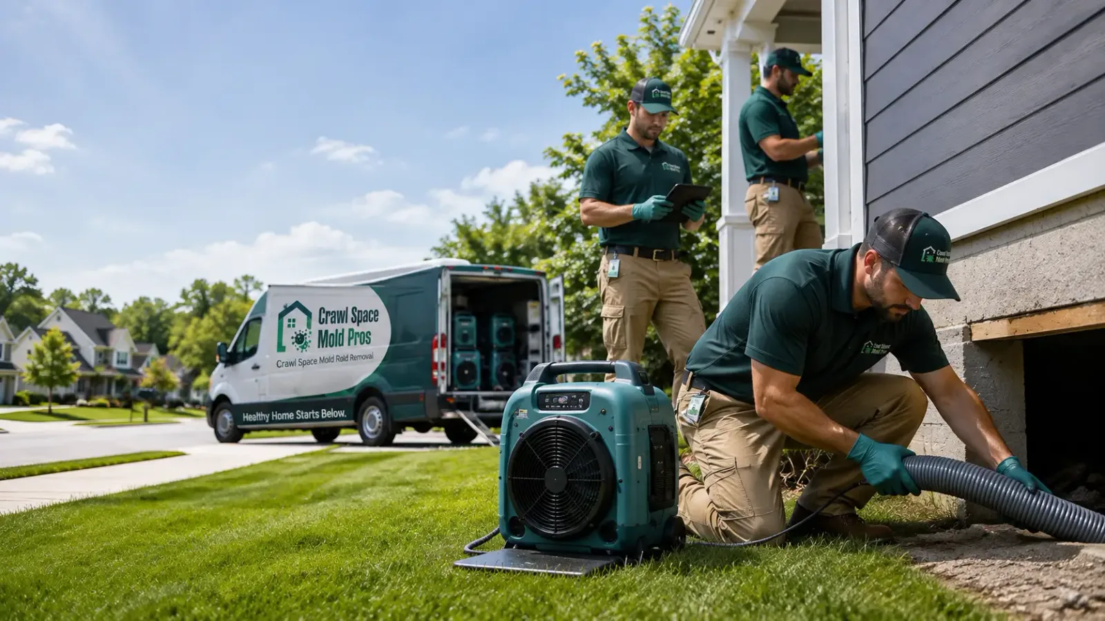 Crawl Space Mold Removal in Kirkman, IA